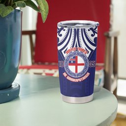 New Zealand United Tribes Te Kara Tumbler Cup He Whakaputanga Maori Pattern