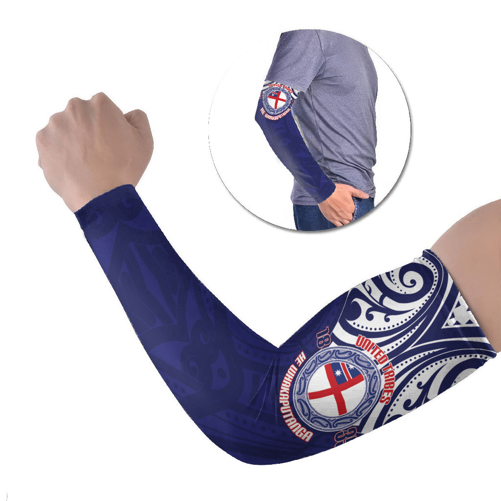 New Zealand United Tribes Te Kara Arm Sleeves He Whakaputanga Maori Pattern
