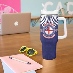 New Zealand United Tribes Te Kara Tumbler With Handle He Whakaputanga Maori Pattern