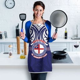 New Zealand United Tribes Te Kara Apron He Whakaputanga Maori Pattern