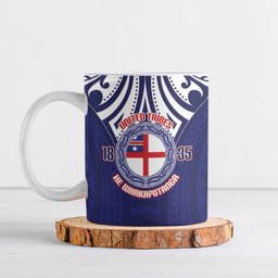 New Zealand United Tribes Te Kara Ceramic Mug He Whakaputanga Maori Pattern