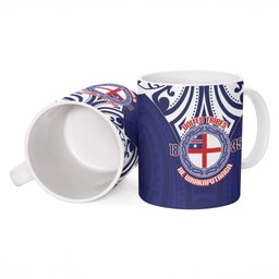 New Zealand United Tribes Te Kara Ceramic Mug He Whakaputanga Maori Pattern