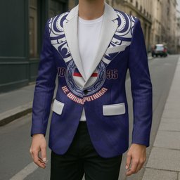 New Zealand United Tribes Te Kara Blazer He Whakaputanga Maori Pattern