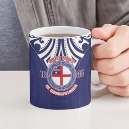 New Zealand United Tribes Te Kara Ceramic Mug He Whakaputanga Maori Pattern