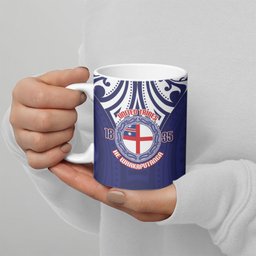 New Zealand United Tribes Te Kara Ceramic Mug He Whakaputanga Maori Pattern