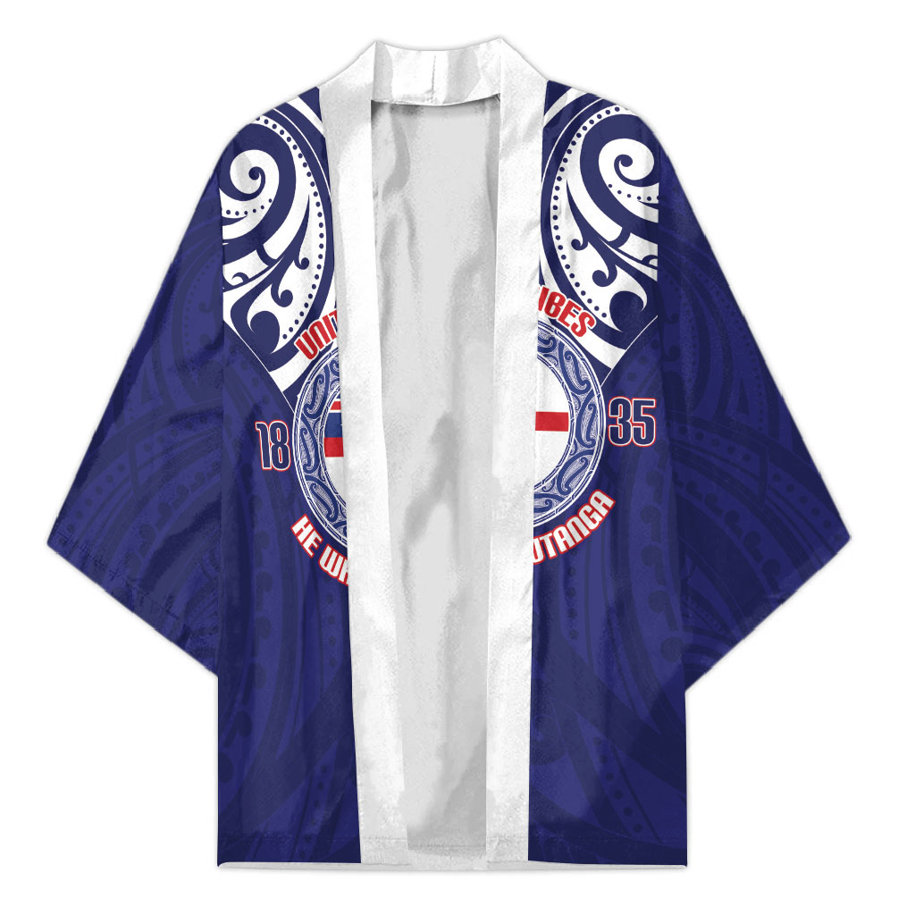 New Zealand United Tribes Te Kara Kimono He Whakaputanga Maori Pattern