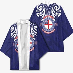 New Zealand United Tribes Te Kara Kimono He Whakaputanga Maori Pattern