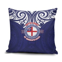 New Zealand United Tribes Te Kara Pillow Cover He Whakaputanga Maori Pattern