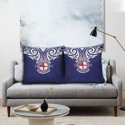 New Zealand United Tribes Te Kara Pillow Cover He Whakaputanga Maori Pattern