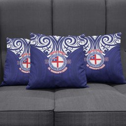 New Zealand United Tribes Te Kara Pillow Cover He Whakaputanga Maori Pattern