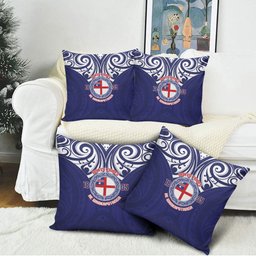 New Zealand United Tribes Te Kara Pillow Cover He Whakaputanga Maori Pattern