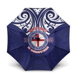 New Zealand United Tribes Te Kara Umbrella He Whakaputanga Maori Pattern