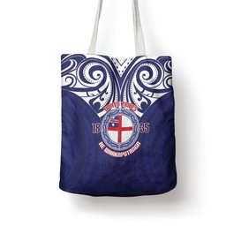 New Zealand United Tribes Te Kara Tote Bag He Whakaputanga Maori Pattern