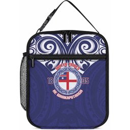 New Zealand United Tribes Te Kara Lunch Bag He Whakaputanga Maori Pattern