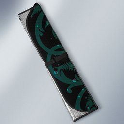 New Zealand Christmas Auto Sun Shade Santa Riding Tui Bird Silver Fern