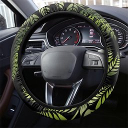 New Zealand Christmas Steering Wheel Cover Santa Riding Kakapo Bird Silver Fern