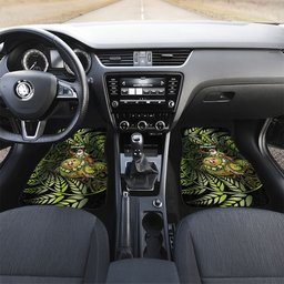 New Zealand Christmas Car Mats Santa Riding Kakapo Bird Silver Fern