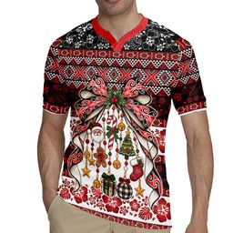 New Zealand Kowhaiwhai Taniko Christmas Bow Rugby Jersey Meri Kirihimete