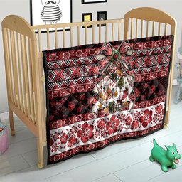 New Zealand Kowhaiwhai Taniko Christmas Bow Quilt Meri Kirihimete