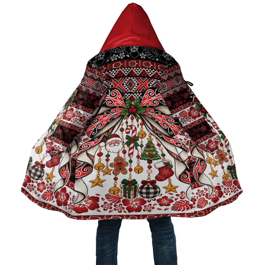 New Zealand Kowhaiwhai Taniko Christmas Bow Cloak Meri Kirihimete