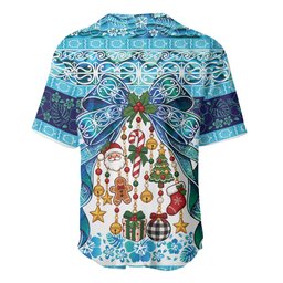 New Zealand Kowhai Ngutukaka Christmas Bow Baseball Jersey Meri Kirihimete