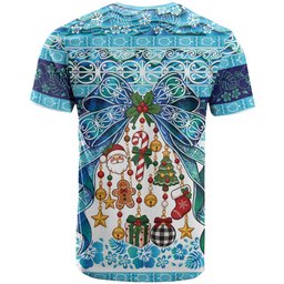 New Zealand Kowhai Ngutukaka Christmas Bow T Shirt Meri Kirihimete