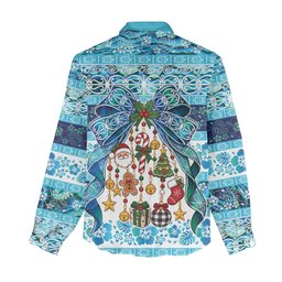 New Zealand Kowhai Ngutukaka Christmas Bow Women Casual Shirt Meri Kirihimete