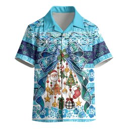 New Zealand Kowhai Ngutukaka Christmas Bow Kid Hawaiian Shirt Meri Kirihimete