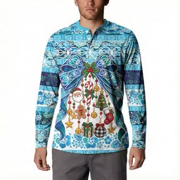 New Zealand Kowhai Ngutukaka Christmas Bow Button Sweatshirt Meri Kirihimete