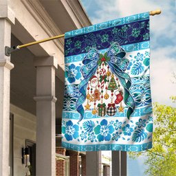 New Zealand Kowhai Ngutukaka Christmas Bow Garden Flag Meri Kirihimete