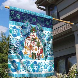 New Zealand Kowhai Ngutukaka Christmas Bow Garden Flag Meri Kirihimete