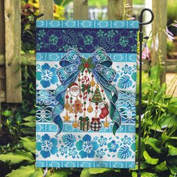 New Zealand Kowhai Ngutukaka Christmas Bow Garden Flag Meri Kirihimete