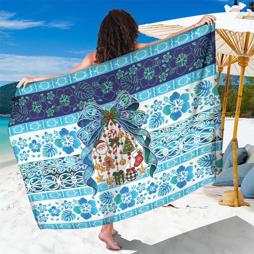 New Zealand Kowhai Ngutukaka Christmas Bow Sarong Meri Kirihimete