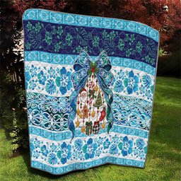 New Zealand Kowhai Ngutukaka Christmas Bow Quilt Meri Kirihimete