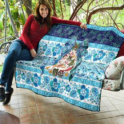 New Zealand Kowhai Ngutukaka Christmas Bow Quilt Meri Kirihimete