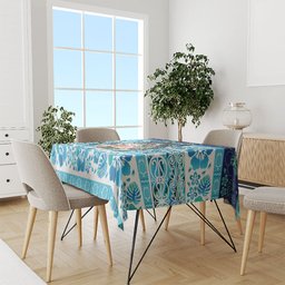 New Zealand Kowhai Ngutukaka Christmas Bow Tablecloth Meri Kirihimete