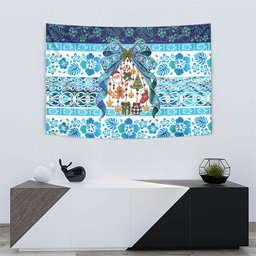 New Zealand Kowhai Ngutukaka Christmas Bow Tapestry Meri Kirihimete