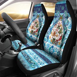 New Zealand Kowhai Ngutukaka Christmas Bow Car Seat Cover Meri Kirihimete