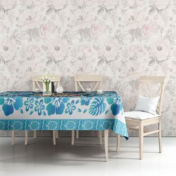 New Zealand Kowhai Ngutukaka Christmas Bow Tablecloth Meri Kirihimete