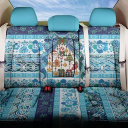 New Zealand Kowhai Ngutukaka Christmas Bow Back Car Seat Cover Meri Kirihimete