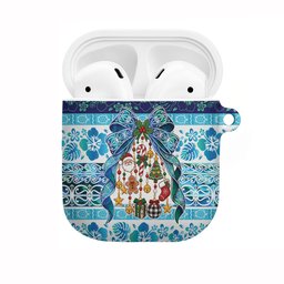 New Zealand Kowhai Ngutukaka Christmas Bow AirPods Case Meri Kirihimete