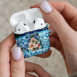New Zealand Kowhai Ngutukaka Christmas Bow AirPods Case Meri Kirihimete