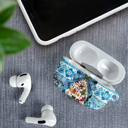 New Zealand Kowhai Ngutukaka Christmas Bow AirPods Case Meri Kirihimete