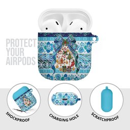 New Zealand Kowhai Ngutukaka Christmas Bow AirPods Case Meri Kirihimete
