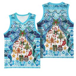 New Zealand Kowhai Ngutukaka Christmas Bow Basketball Jersey Meri Kirihimete