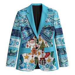 New Zealand Kowhai Ngutukaka Christmas Bow Blazer Meri Kirihimete