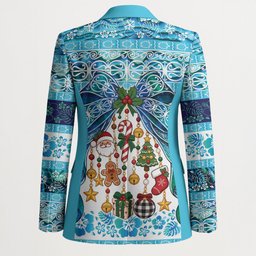 New Zealand Kowhai Ngutukaka Christmas Bow Blazer Meri Kirihimete