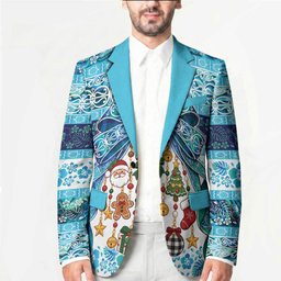 New Zealand Kowhai Ngutukaka Christmas Bow Blazer Meri Kirihimete