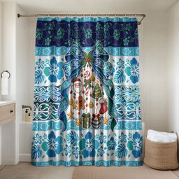 New Zealand Kowhai Ngutukaka Christmas Bow Bathroom Set Meri Kirihimete