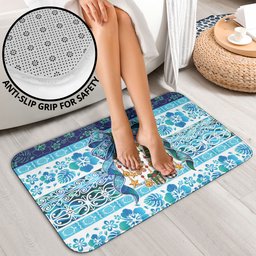 New Zealand Kowhai Ngutukaka Christmas Bow Bathroom Set Meri Kirihimete